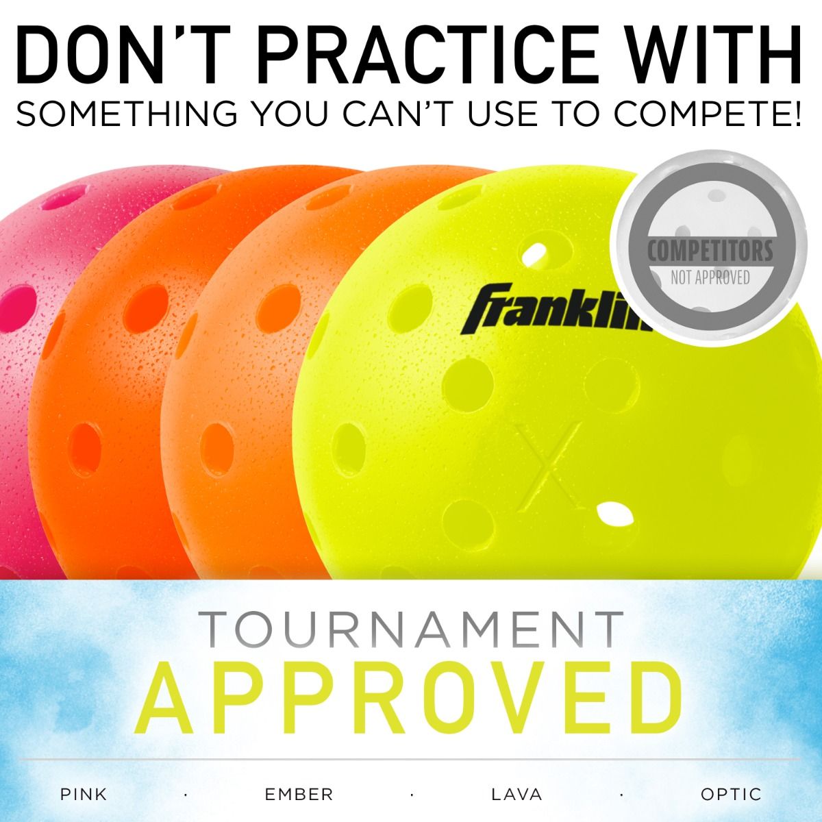 X-40 Outdoor Pickleballs (3, 12, 36, 50 and 100 Packs)